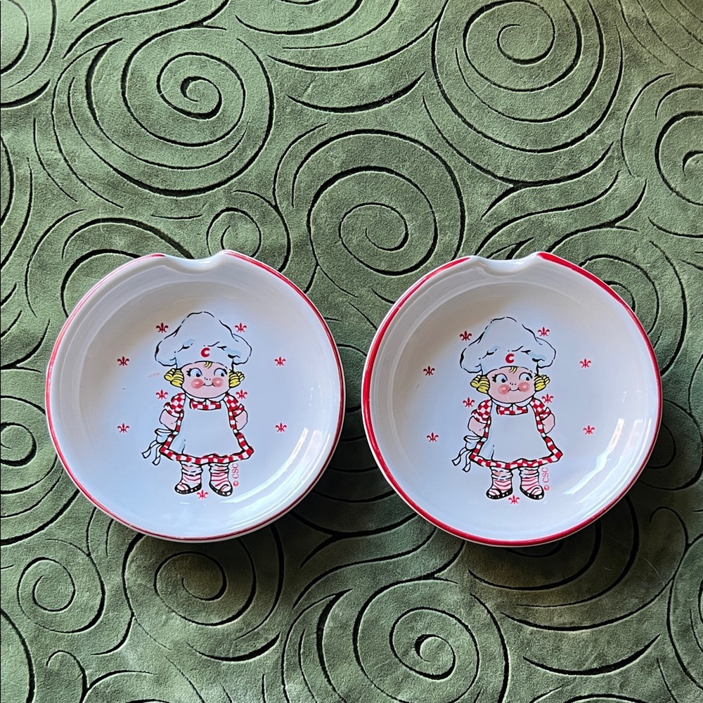 Vintage Campbell’s Soup Spoon Rests (ceramic)